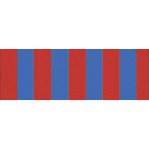 Tonpapier Streifen 130g/qm 49,5x68cm rot/blau