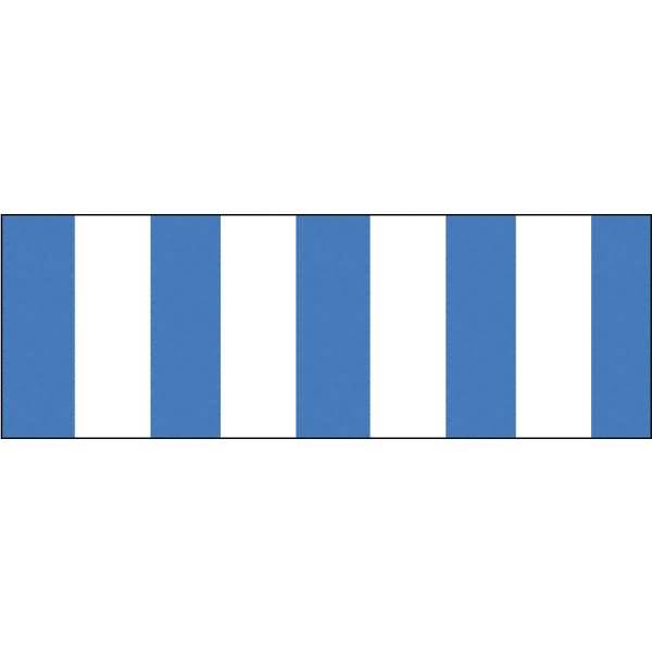 Tonpapier Streifen 130g/qm 49,5x68cm blau/weiß