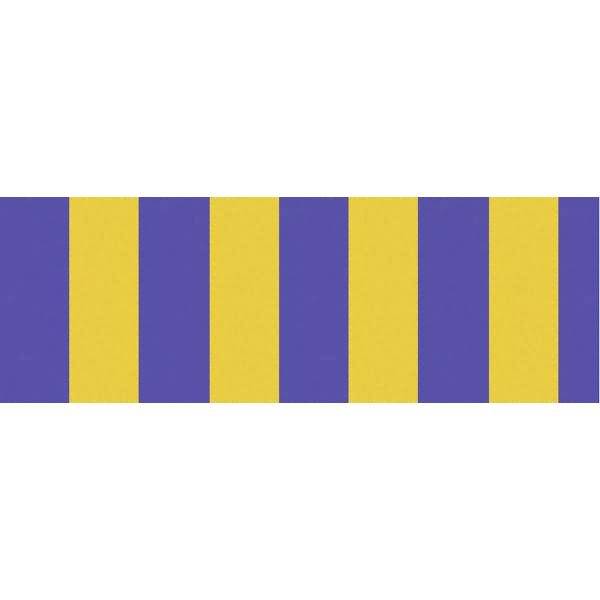 Tonpapier Streifen 130g/qm 49,5x68cm blau/gelb
