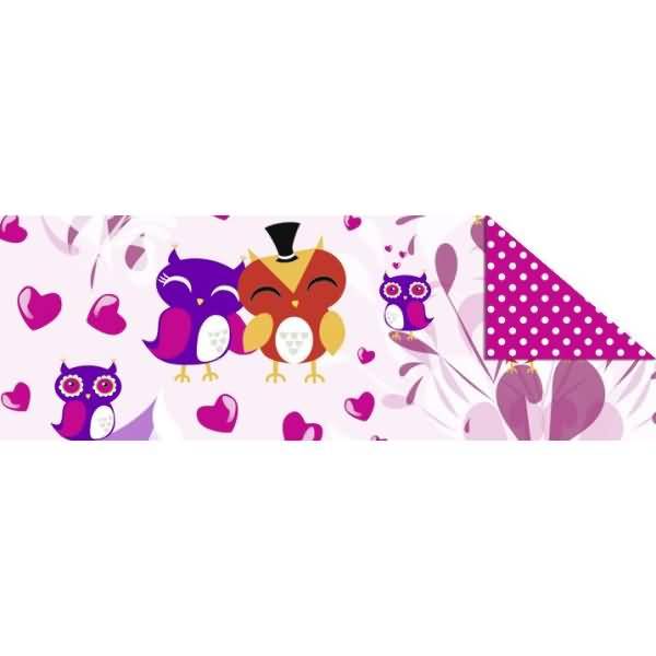 Fotokarton Eulen 300g/qm 49,5x68cm Motiv 02