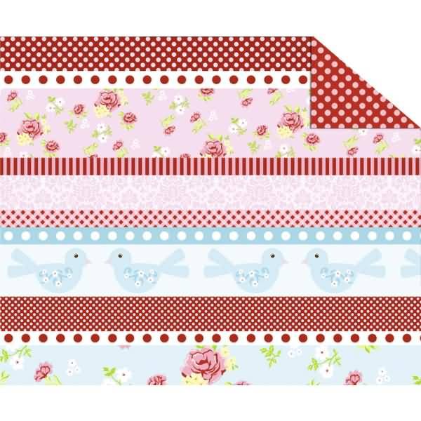 Fotokarton Spring Tweet 300g/qm A4 Motiv 01