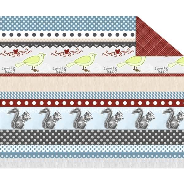 Fotokarton Spring Tweet 300g/qm A4 Motiv 02