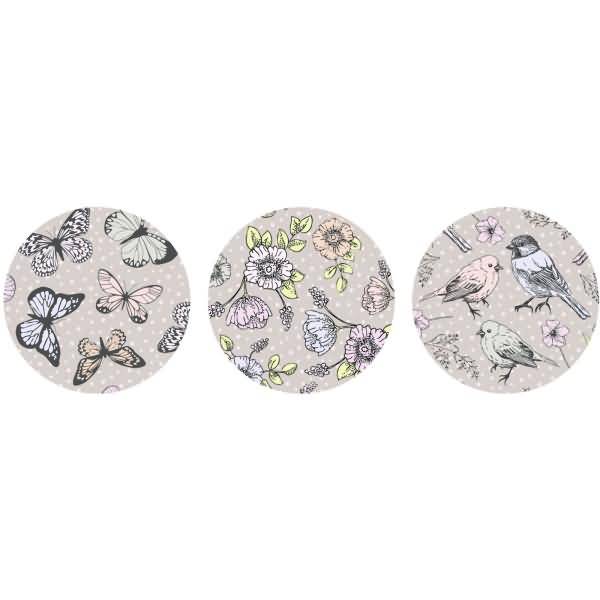 Fotokarton Frühling 300g/qm 49,5x68cm VE=10 Bogen 3 Motive sortiert