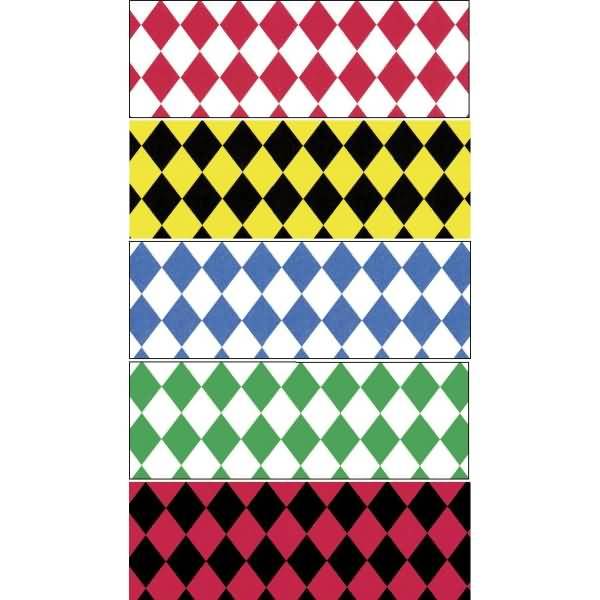 Tonpapier Rauten 130g/qm 23x33cm VE=10 Blatt 5 Farben sortiert