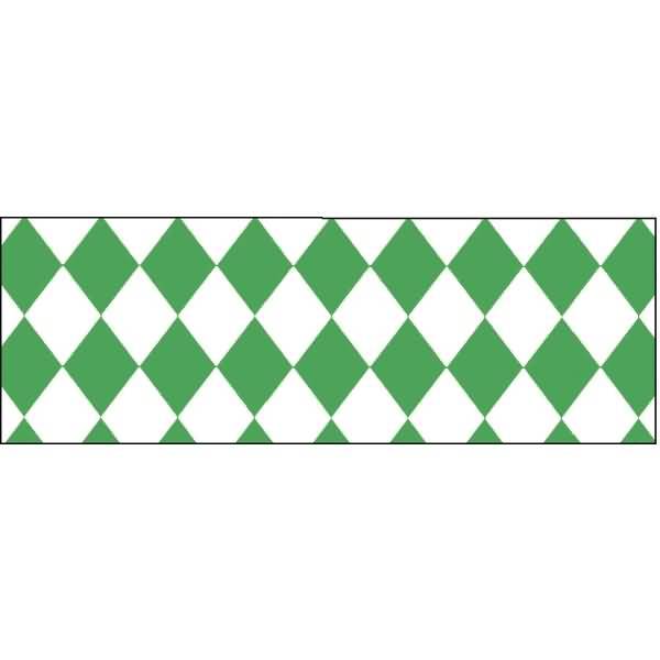 Tonpapier Rauten 130g/qm 49,5x68cm grün/weiß