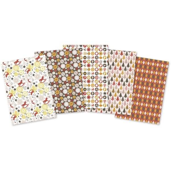 Fotokarton Wintertime 300g/qm 49,5x68 VE=10 Bogen 5 Motive sortiert