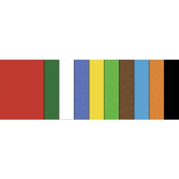 Tonkarton 220g/qm 23x33cm VE=10 Bogen 10 Farben sortiert