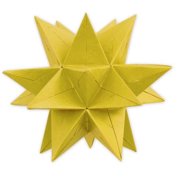 Faltblätter Aurelio Stern Crush paper 120g/qm 15x15cm gelb