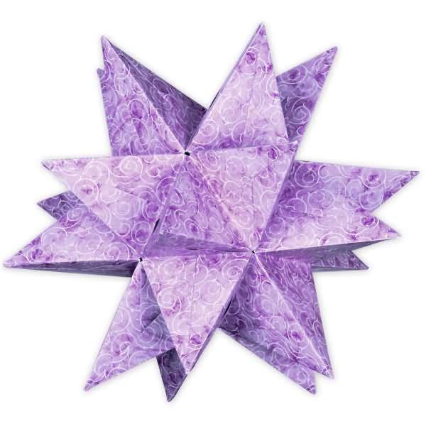 Faltblätter Aurelio Stern Batikpapier 120g/qm 20x20cm helllila