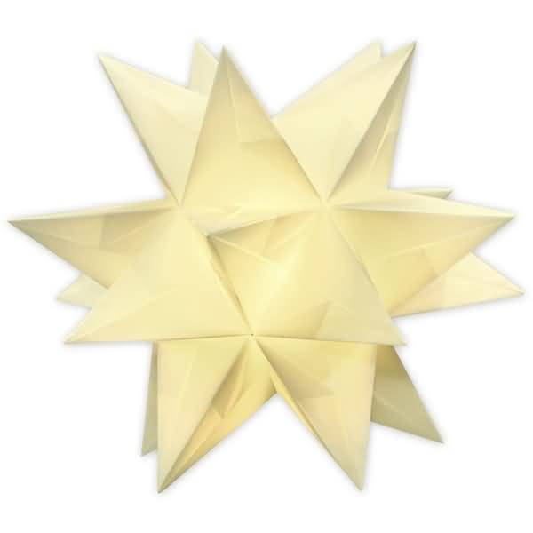 Faltblätter Aurelio Stern Transparentpapier 115g/qm 30x30cm 33 Blatt creme