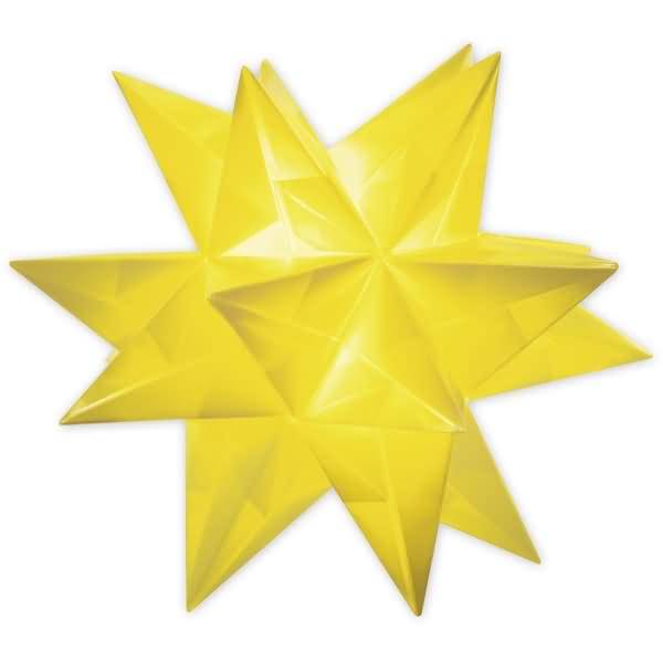 Faltblätter Aurelio Stern Transparentpapier 115g/qm 20x20cm 33 Blatt gelb