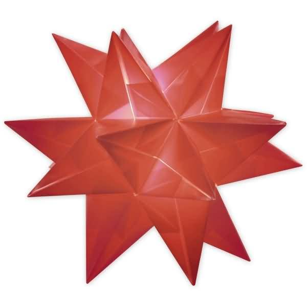 Faltblätter Aurelio Stern Transparentpapier 115g/qm 15x15cm 33 Blatt rot