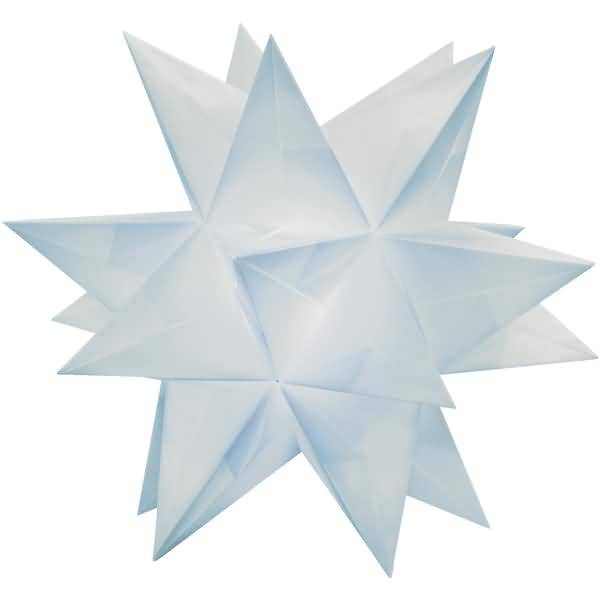 Faltblätter Aurelio Stern Transparentpapier 115g/qm 20x20cm 33 Blatt hellblau