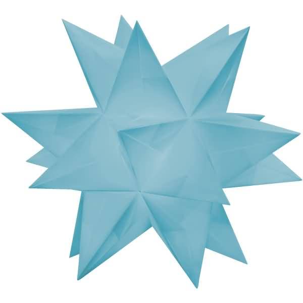 Faltblätter Aurelio Stern Transparentpapier 115g/qm 30x30cm 33 Blatt petrol