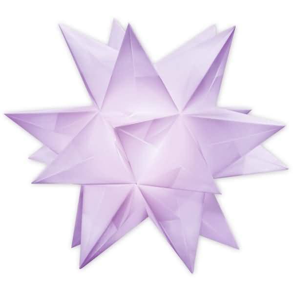 Faltblätter Aurelio Stern Transparentpapier 115g/qm 30x30cm 33 Blatt lila