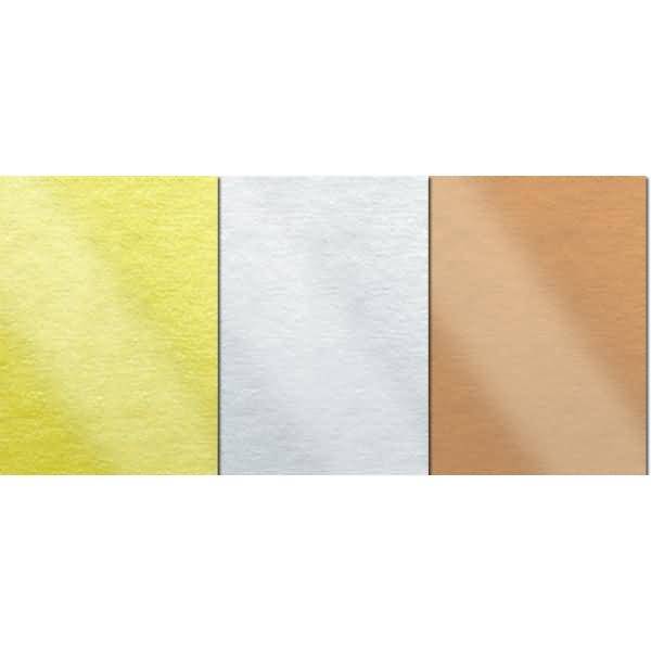 Prägefolie 70my 20x30cm VE=6 Blatt 3 Farben sortiert