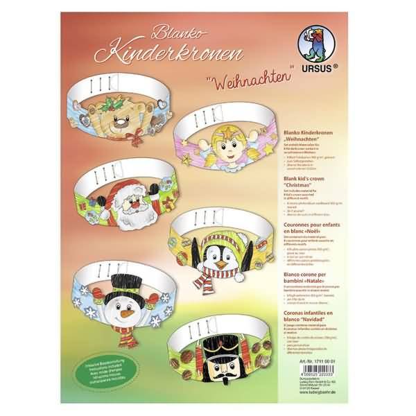 Kinderkronen 'Weihnachten' blanko