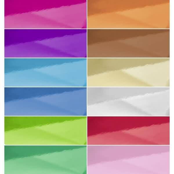 Spiegelkarton 280g/qm 49,5x68cm VE=12 Bogen 12 Farben sortiert