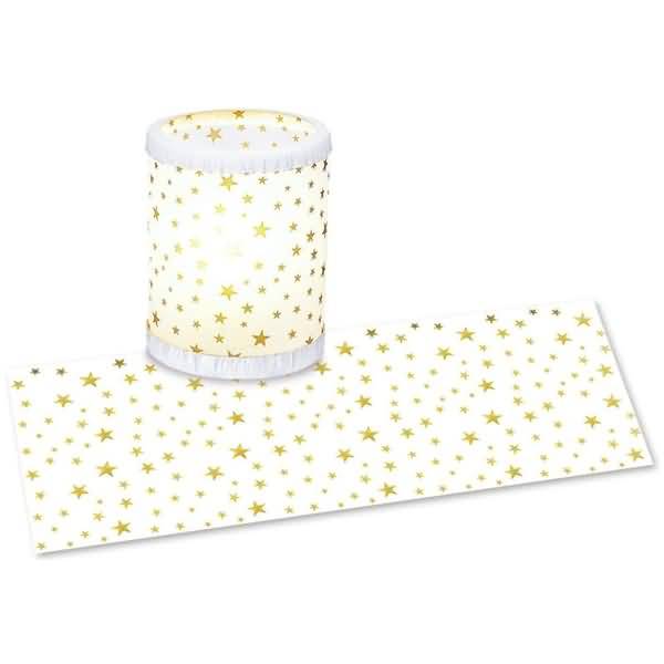 Laternenzuschnitte Stenenhimmel Transparentpapier 115g/qm 20x50cm VE=25 Blatt