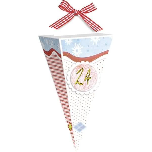 Adventskalender-Set Geschenkboxen blanko Chiara 7,5x20x7,5cm