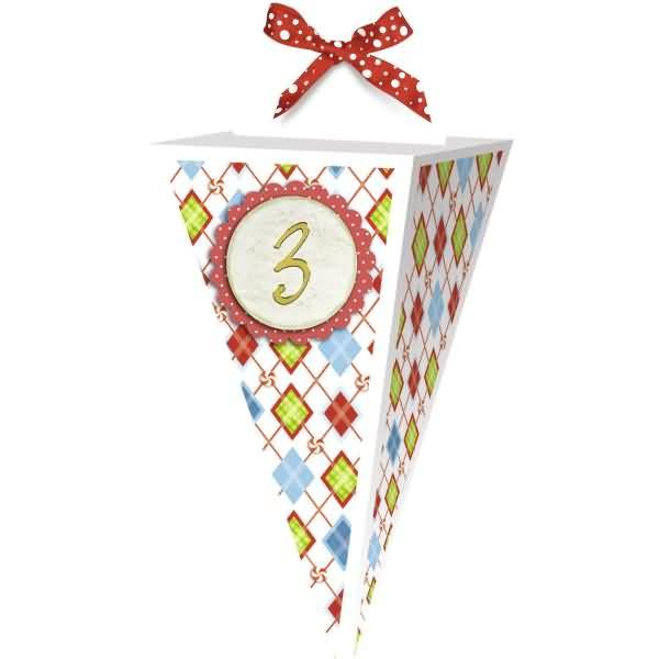 Adventskalender-Set Geschenkboxen blanko Chiara 7,5x20x7,5cm