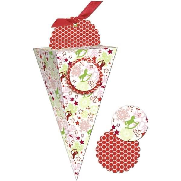 Adventskalender-Set Geschenkboxen Chiara 7,5x20x7,5cm