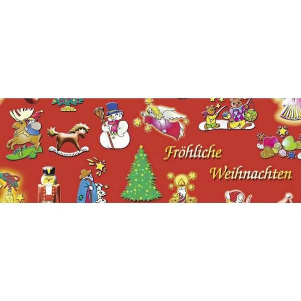 Weihnachts-Transparentpapier 115g/qm 30,5x50cm VE=10 Blatt
