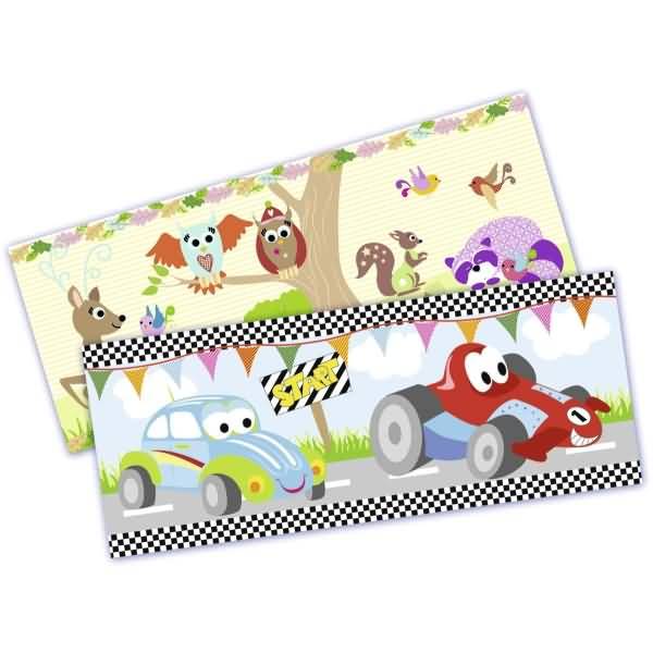 Laternenzuschnitte Waldtiere Transparentpapier 115g/qm 20x50cm VE=25 Blatt