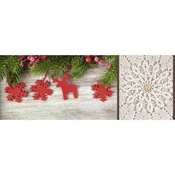 Mini-Tischlichter Ambiente 10x27cm VE=5 Blatt Motiv 104