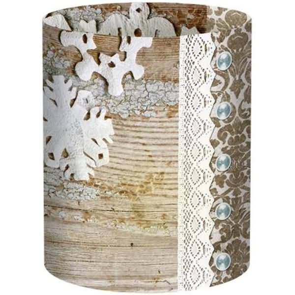 Mini-Tischlichter Ambiente 10x27cm VE=5 Blatt Motiv 107