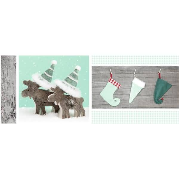 Mini-Tischlichter Ambiente 10x27cm VE=5 Blatt Motiv 118