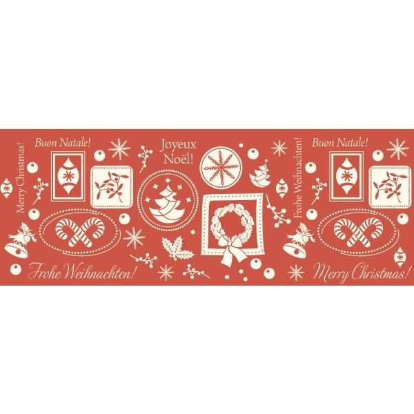Mini-Tischlichter Ambiente 10x27cm VE=5 Blatt Motiv 122