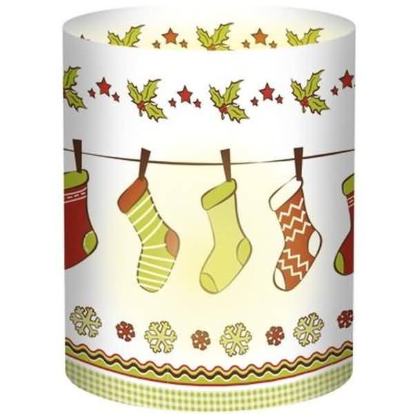 Mini-Tischlichter Ambiente 10x27cm VE=5 Blatt Motiv 124