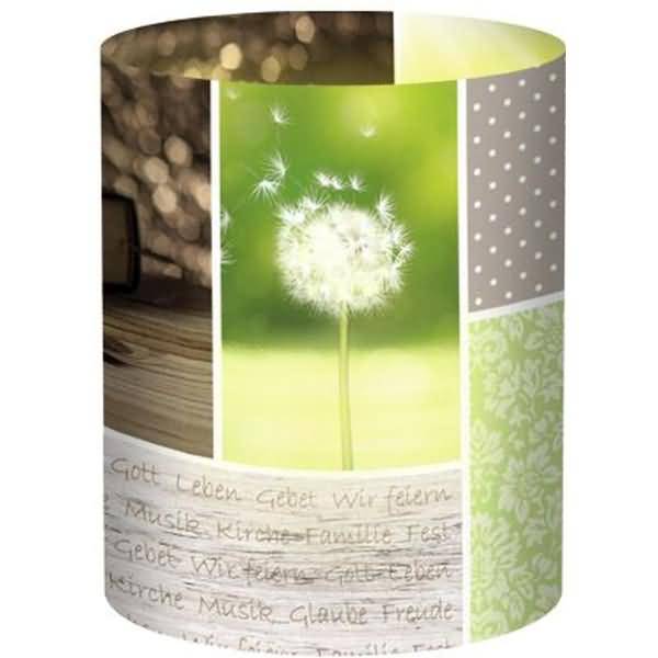 Mini-Tischlichter Ambiente 10x27cm VE=5 Blatt Motiv 125