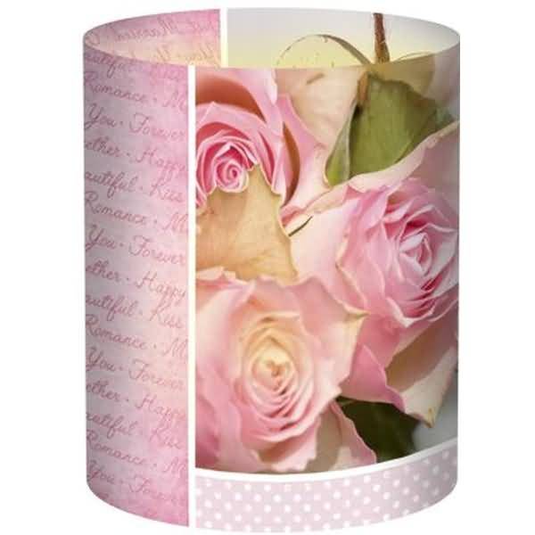 Mini-Tischlichter Ambiente 10x27cm VE=5 Blatt Motiv 130