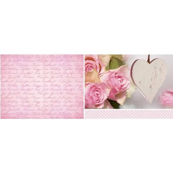 Mini-Tischlichter Ambiente 10x27cm VE=5 Blatt Motiv 130