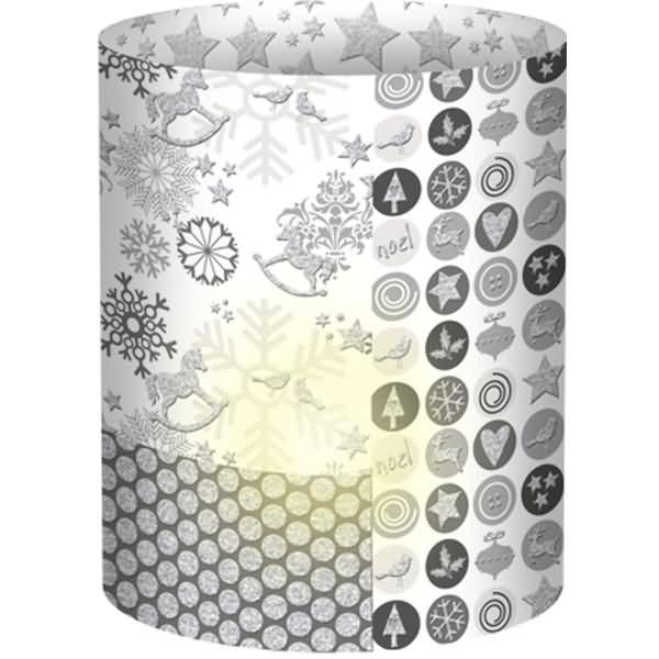 Mini-Tischlichter Eleganza Silver Charm VE=5 Stück