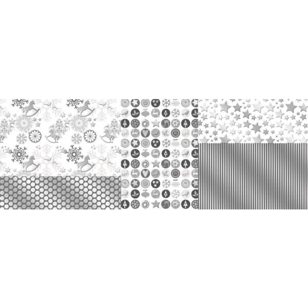 Mini-Tischlichter Eleganza Silver Charm VE=5 Stück