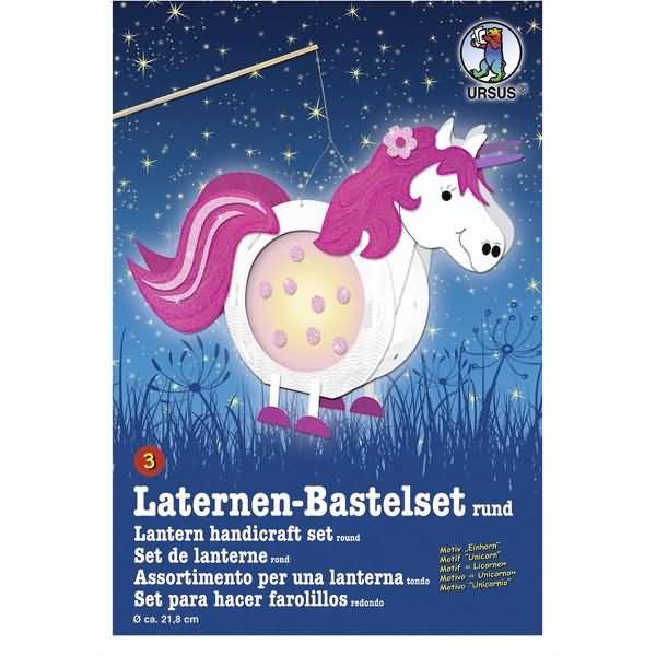 Laternen-Bastelset 3 'Einhorn'