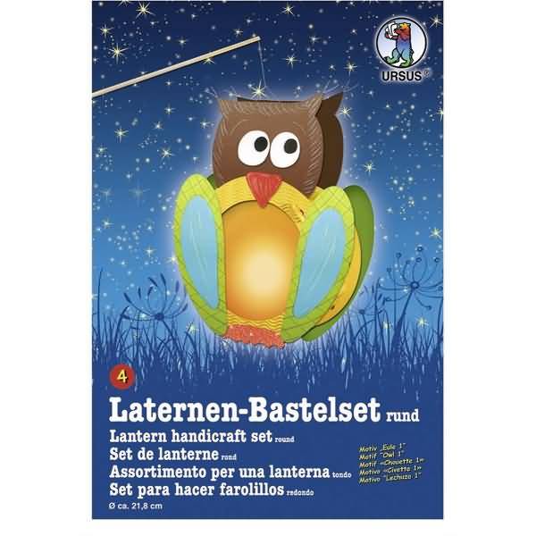Laternen-Bastelset 4 'Eule 1'