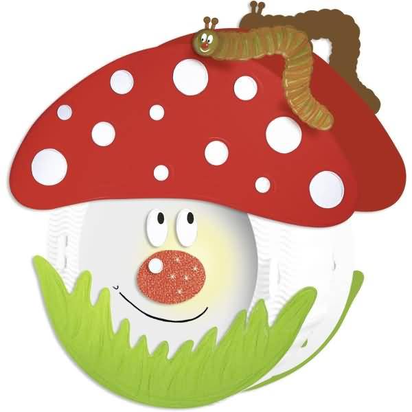 Laternen-Bastelset 7 'Pilz'