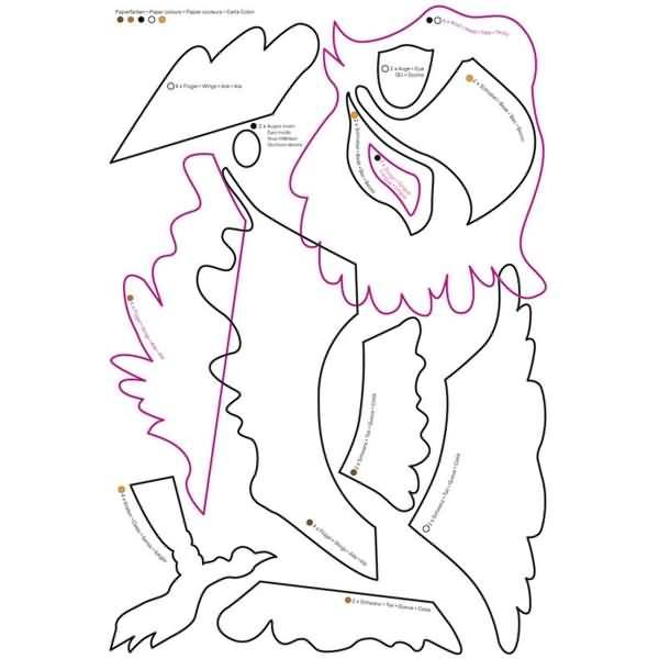 Laternen-Bastelset 11 'Adler'