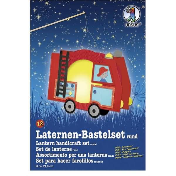Laternen-Bastelset 12 'Feuerwehr'