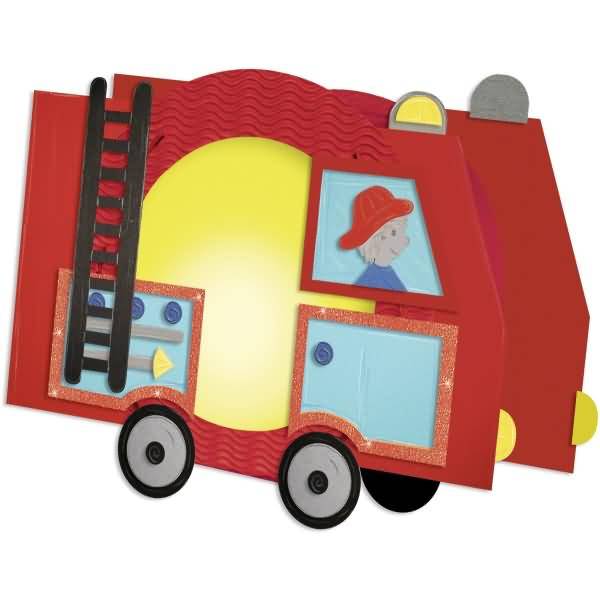 Laternen-Bastelset 12 'Feuerwehr'