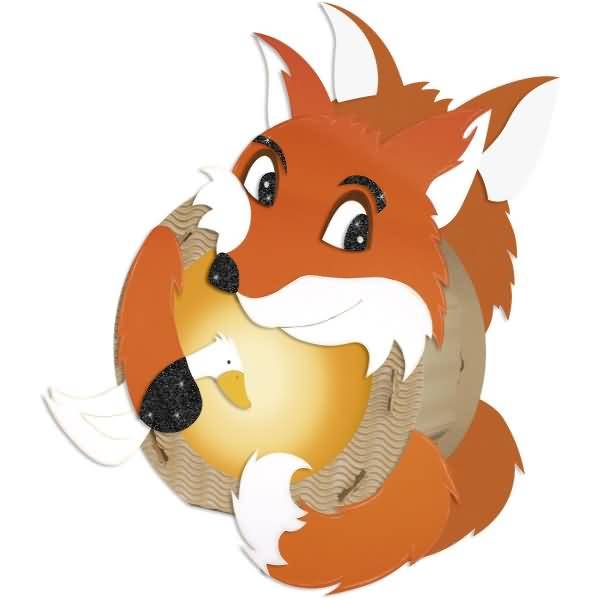 Laternen-Bastelset 14 'Fuchs 1'