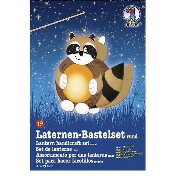 Laternen-Bastelset 19 'Waschbär'