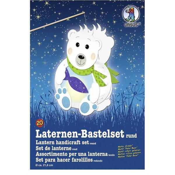Laternen-Bastelset 20 'Eisbär'