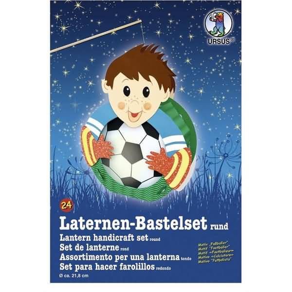 Laternen-Bastelset 24 'Fußballer'