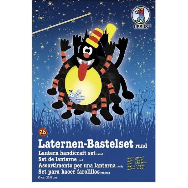 Laternen-Bastelset 28 'Spinne'