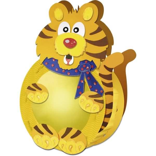 Laternen-Bastelset 29 'Tiger'